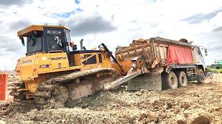 Amazing Bulldozer Skills Precision Land Clearing At Work