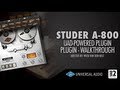 UAD - Studer A800 Plugin Explained (Complete walkthrough)