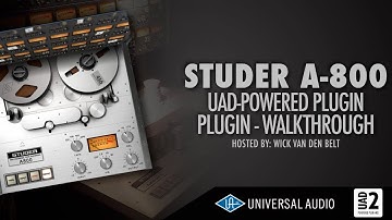 UAD - Studer A800 Plugin Explained (Complete walkthrough)