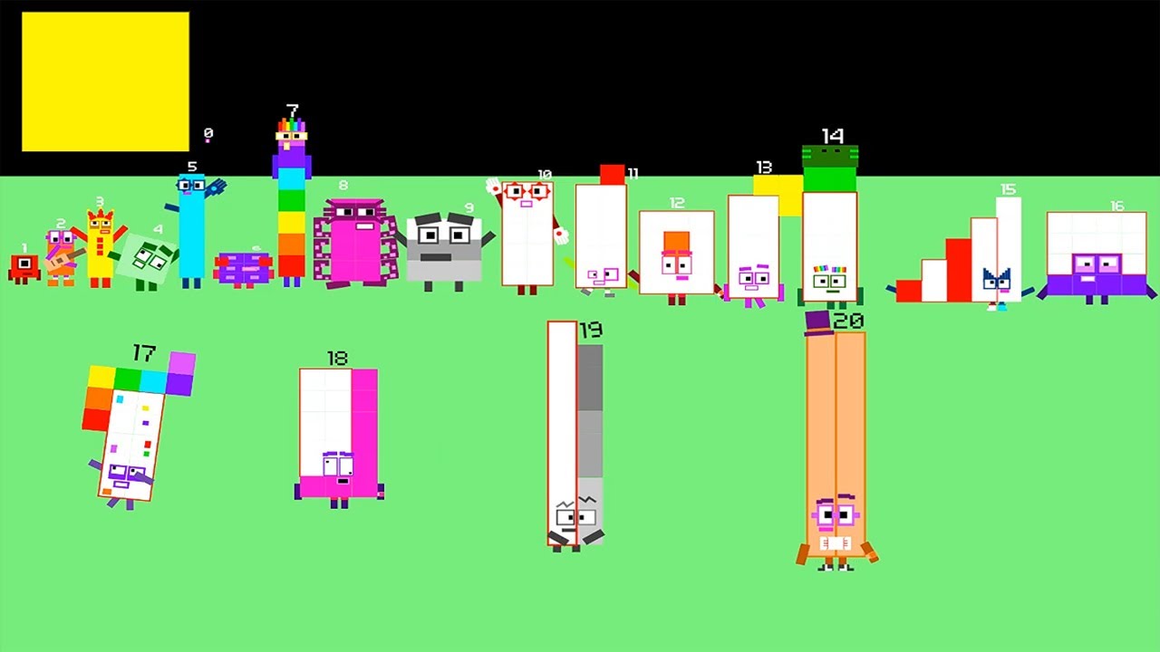 Newer Numberblocks 0 1000numberblocks Band Retro 0 20 Youtube