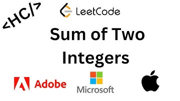 Sum of Two Integers - LeetCode 371