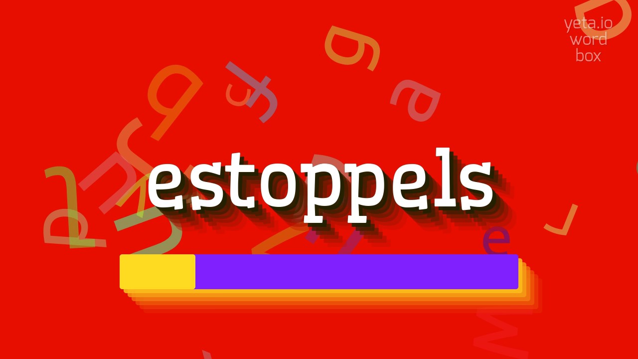 КАК ПРОИЗНОШАТЬ ЭСТОППЕЛЬ?  