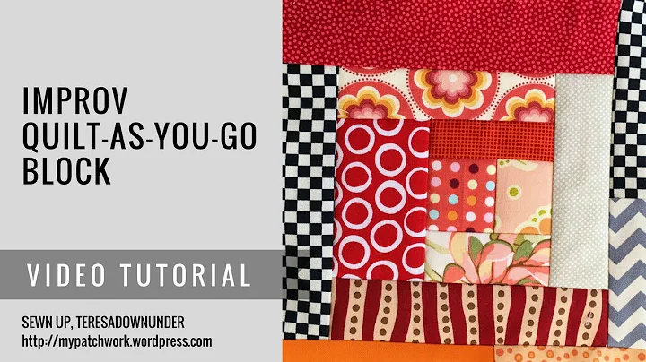 Video tutorial: Improv log cabin quilt as you go