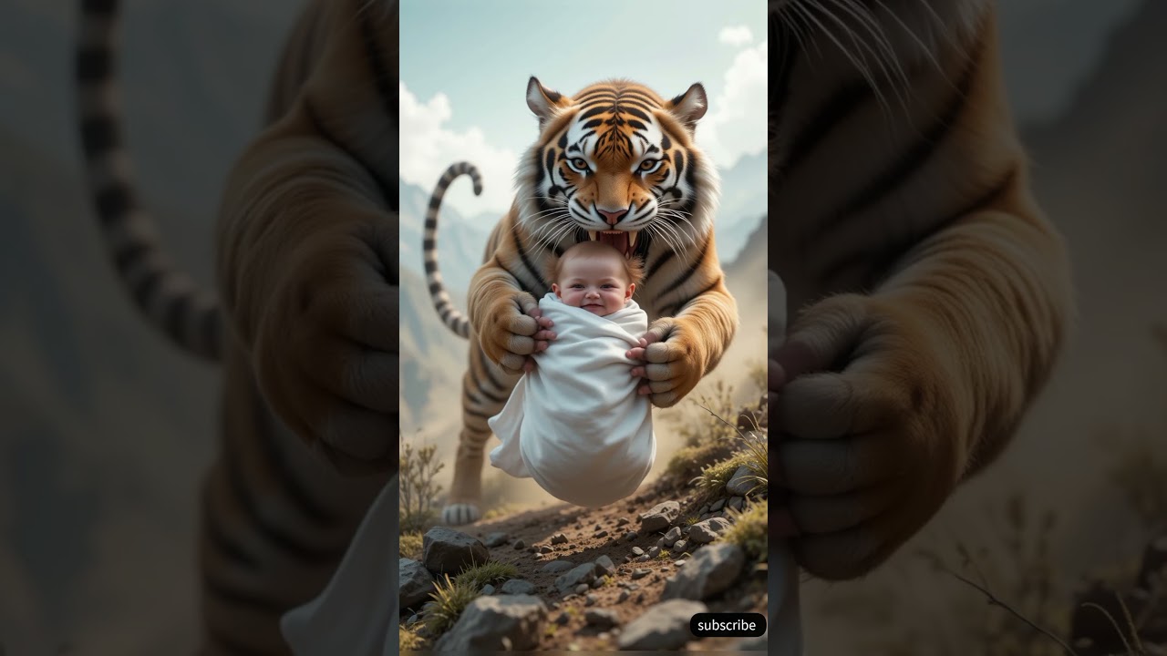 Tiny Hero! Ginger Kitten’s Dangerous Adventure to Rescue a Baby🍊🐈 