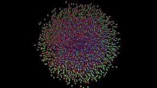 Spikes morphing sphere loop version 4 - free stock footage