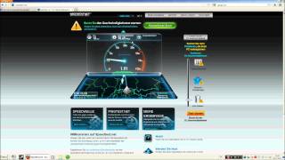 Internetgeschwindigkeit testen