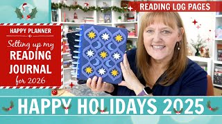 Setting up my Reading Journal for 2026 | Making a Reading Log | Happy Planner