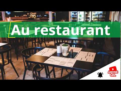 Fransızca Kelime Öğreniyorum | Restoranda | Au Restaurant