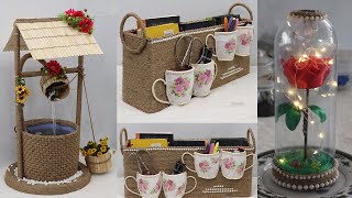 Amazing Home Decor Design Ideas from Waste Material | Jute Craft Ideas