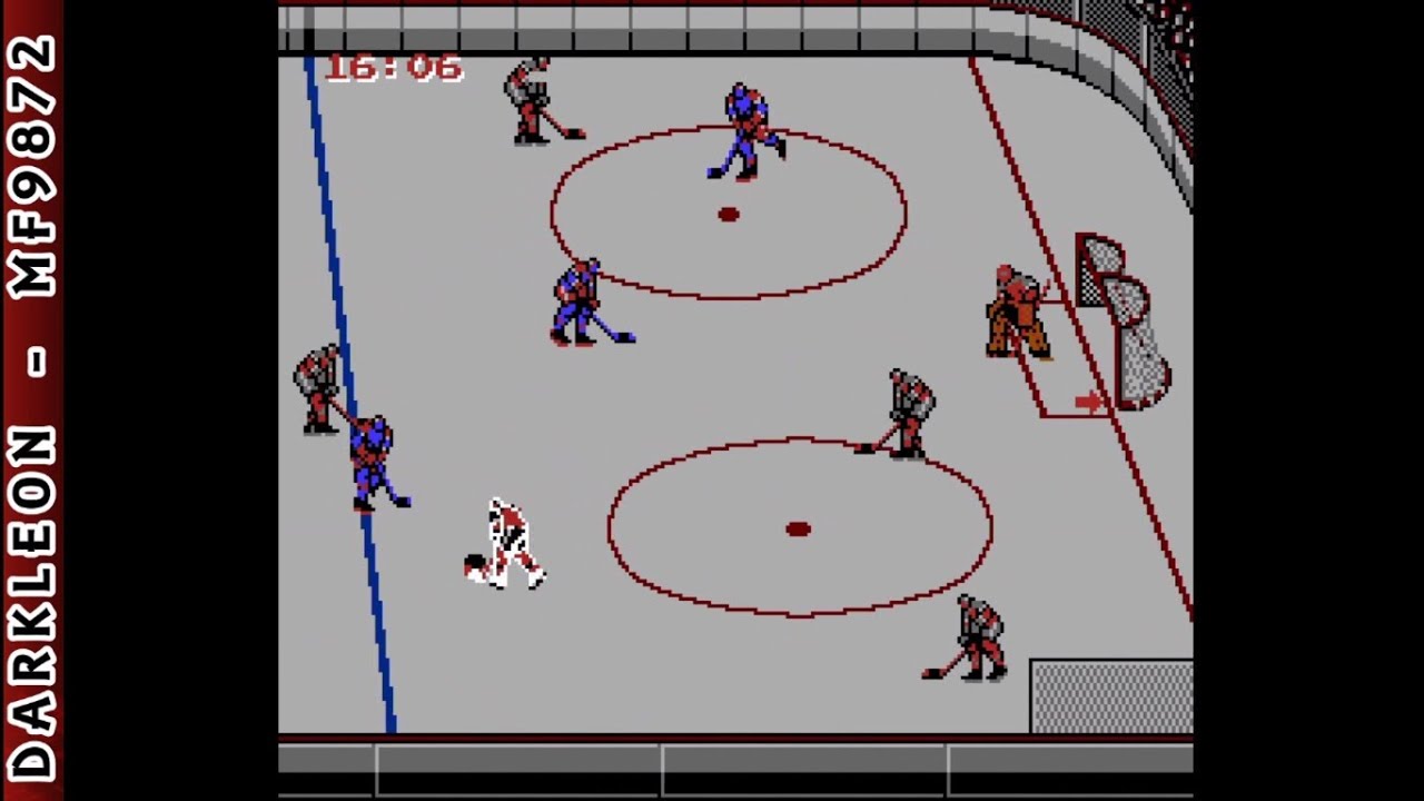 NES Blades of Steel © 1988 Konami Gameplay YouTube