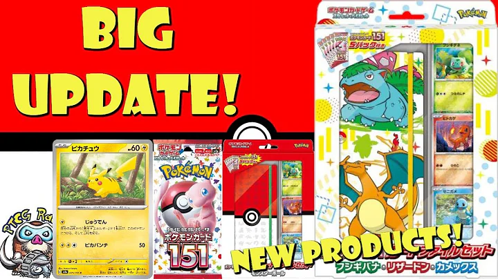 BIG Pokémon Card 151 Update! New Products & Promos Officially Revealed! (Pokémon TCG News)