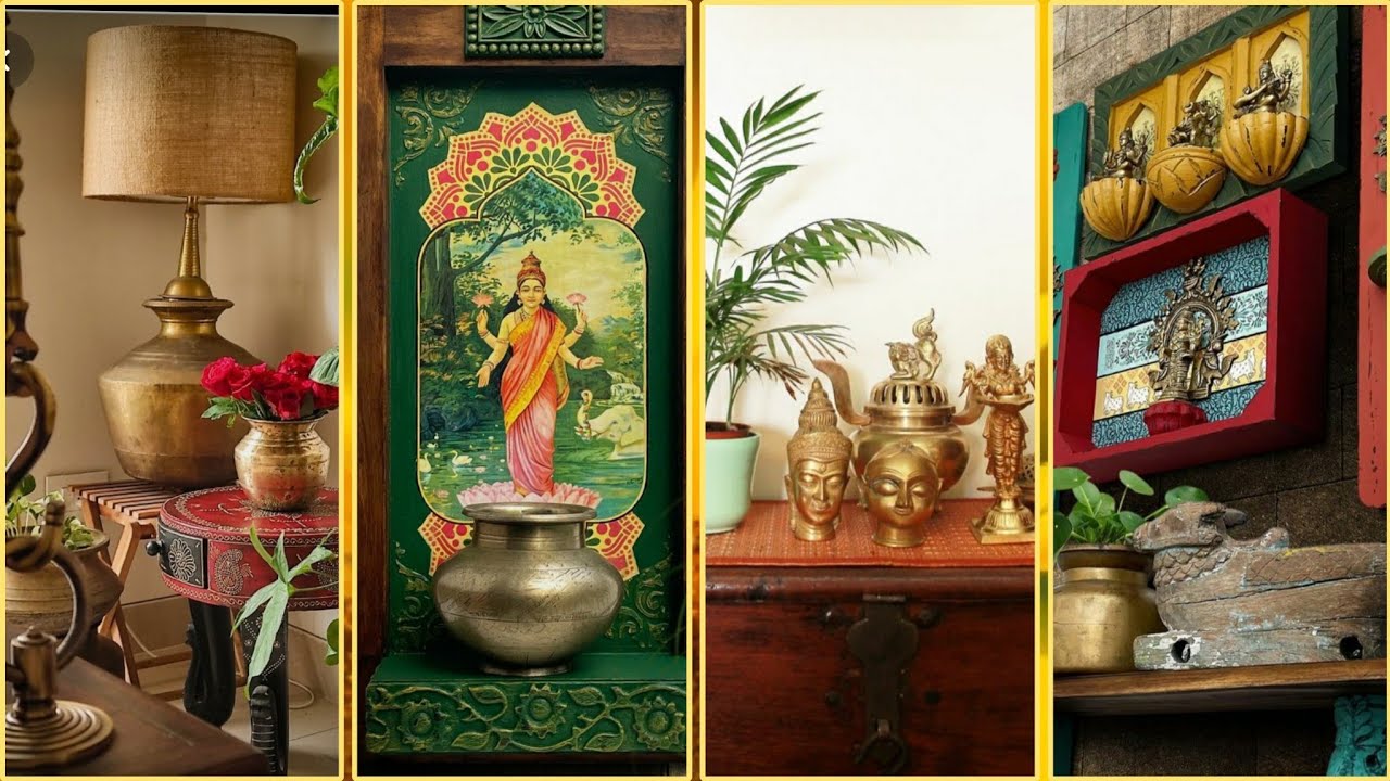 Different varieties of 🏠home decor brass items//Brass photo picks//Home decor ideas👍(part 4)