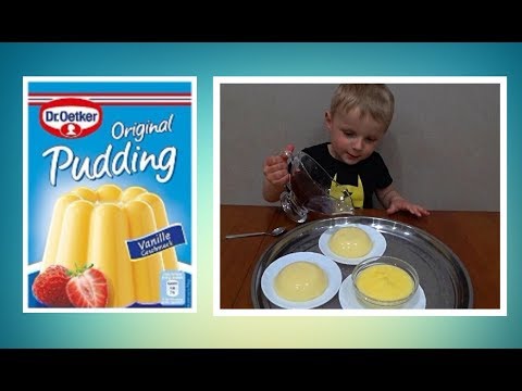 ПУДИНГ ИЗ ПАКЕТИКА Dr Oetker ванильный Vanilla pudding #пудингизпакетика #пудингизпакета #droetker