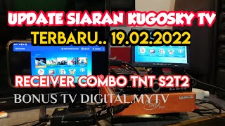 UPDATE SIARAN KUGOSKY TV TERBARU. RX COMBO ADA BONUS MYTV