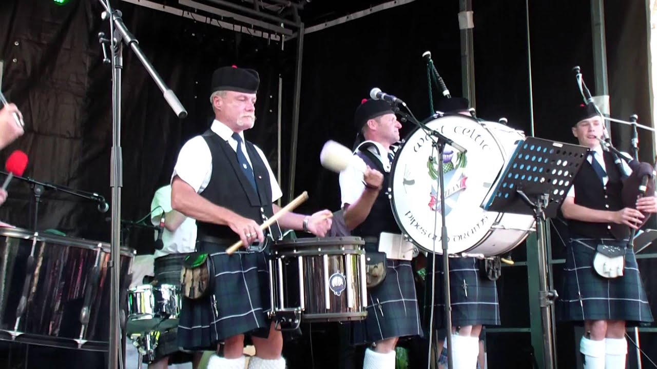 West Celtic Pipes and Drums 1 YouTube