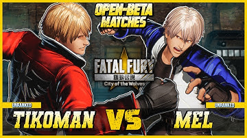 FATAL FURY: CotW ⭐ Tikoman (ROCK) vs Mel (ROCK) ⭐ FF:CotW OPEN BETA Gameplay