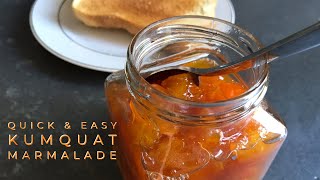 Quick Easy Kumquat Marmalade No Pectin British Breakfast Favourite 