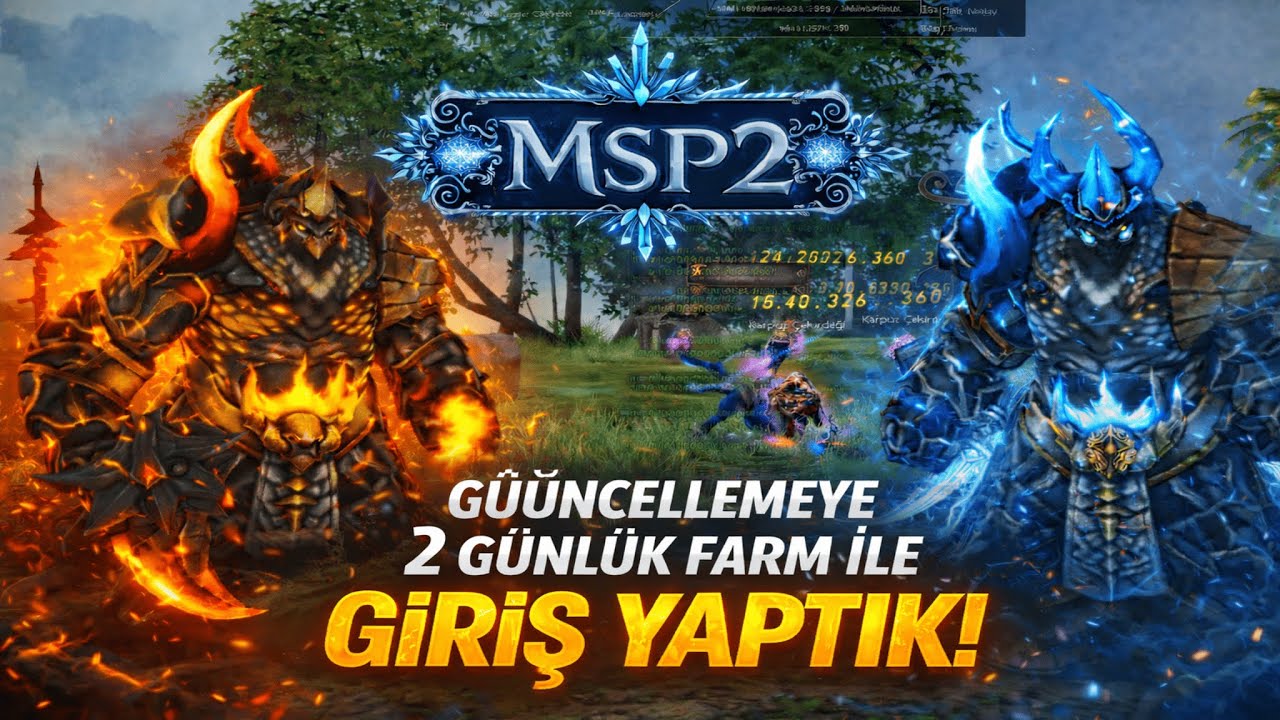 MSP2/ 2 GÜNLÜK HASILAT İLE GÜNCELLEMEYE GİRDİK/GÜNCELLEME HAKKINDA BİLGİLER 