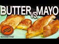 BEST GRILLED CHEESE SANDWICH! MAYO VS BUTTER - WHICH IS BETTER? ON BLACKSTONE GRIDDLE!