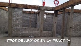 Tipos de apoyos en vigas en la practica #1