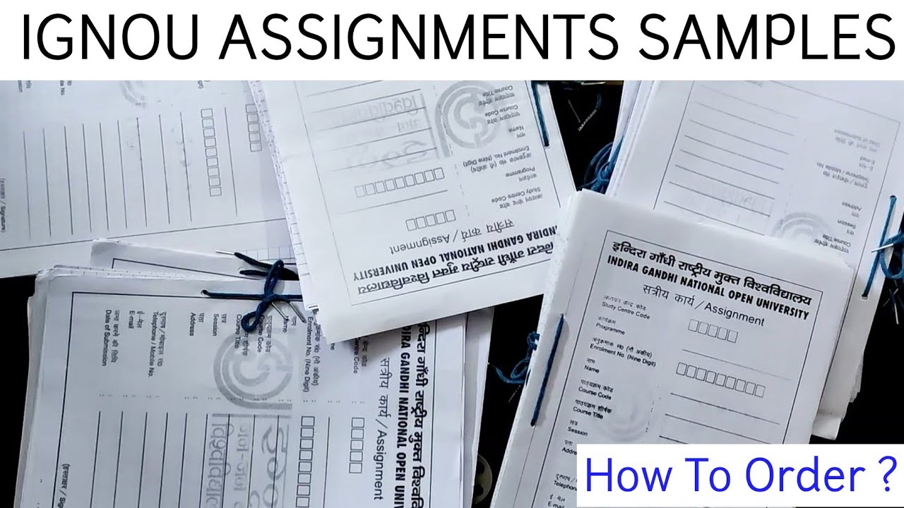 ignou assignment how many pages