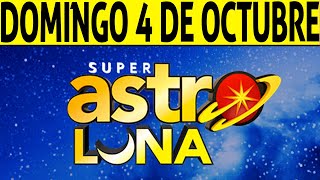Resultado de ASTRO LUNA del Domingo 4 de Octubre de 2020 | SUPER ASTRO 