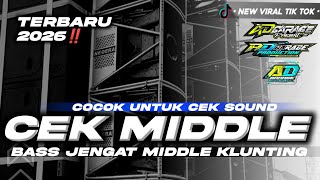 DJ CEK MIDDLE BASS TERBARU‼️BIKIN HOREG BRUTAL🔥FROM AD GARAGE PRODUCTION 
