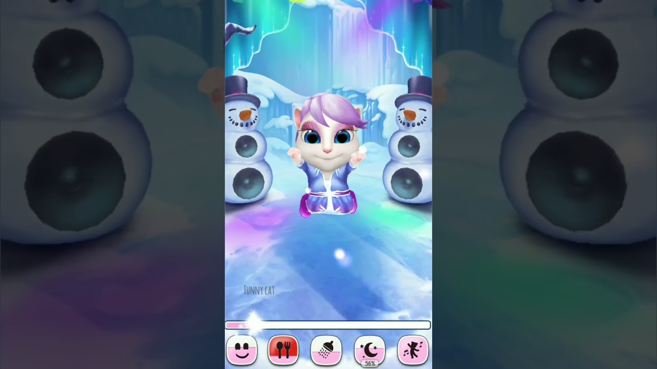 My Talking Angela Dance  #shorts #viral #angel #funnycat3455