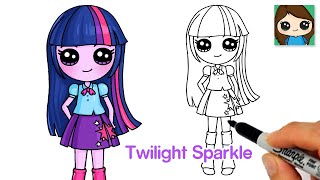 How to Draw Twilight Sparkle Equestria Girls MLP screenshot 1