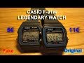 CASIO F-91W  genuine & fake.  Deep comparison with disassembly.