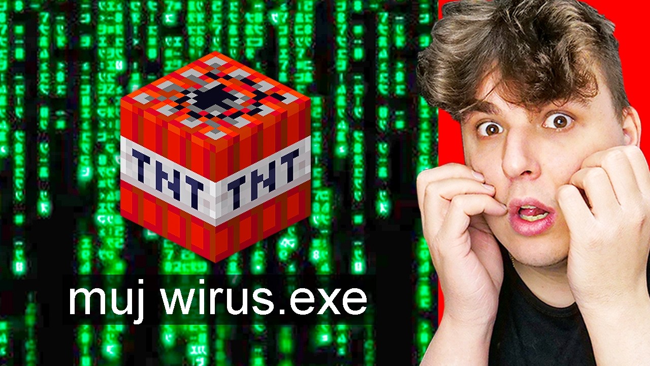 STWORZYŁEM SWOJEGO MINECRAFTOWEGO WIRUSA!! *prawie xd*