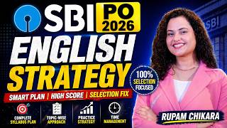SBI PO 2026 English Strategy | Preparation | Mock Tests & Scoring Tips by Rupam Chikara bajaj