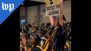 VCU grads walk out during Gov. Youngkin’s speech