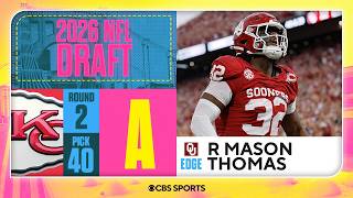Celebrity Chiefs select R Mason Thomas in Second Round, No. 40 overall | 2026 NFL Draft Grades & Reaction Wealth
