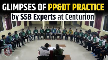 Glimpses of PP&DT by SSB Experts at Centurion Defence Academy | SSB PPDT Practice