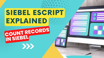 Understanding Siebel eScript: Counting Records with GetRecordCount Function | Siebel CRM Tutorial