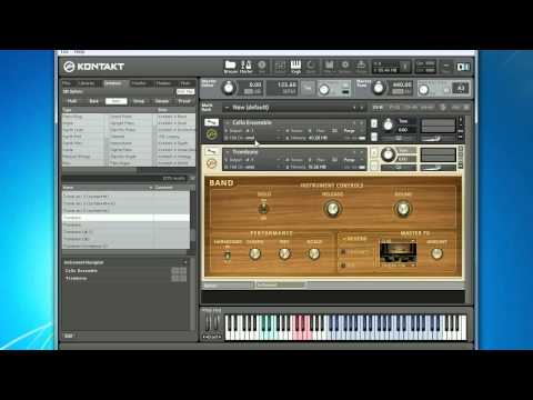 Loading and Playing Instruments with Native Instruments Kontakt 4