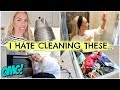 5 THINGS I HATE CLEANING!  CLEANING THINGS I HATE - CLEANING MOTIVATION  |  EMILY NORRIS