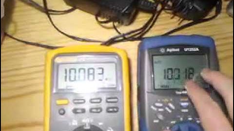 Fluke 87v versus Agilent 1252a Ohms range