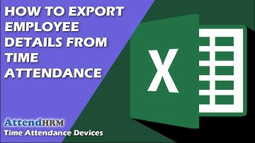 How to export employee details from time attendance of Lenvica HRMS