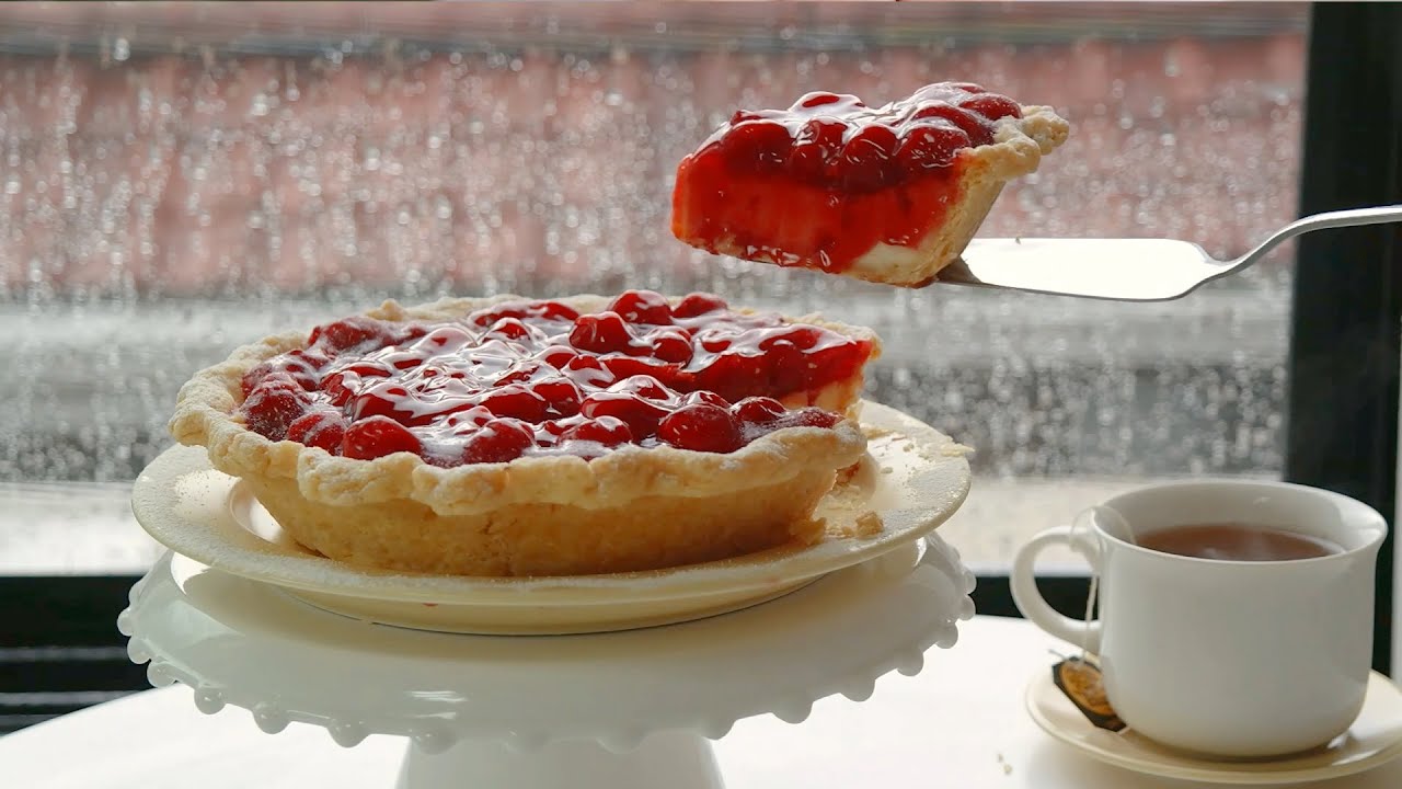 초간단 체리 치즈파이 만들기 how to make perfect cherry cheese pie