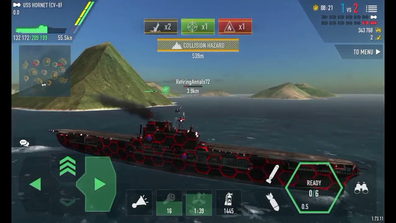 Uss Hornet 1vs 2