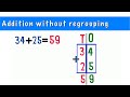 addition without regrouping - grade 1
