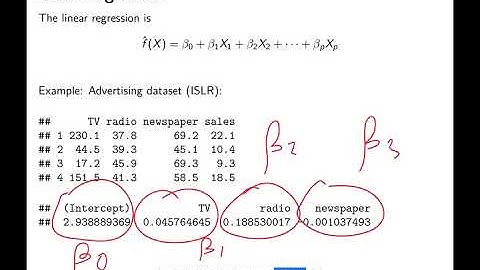 MH4510 Data Mining - Lecture 1 part 8 - linear regression