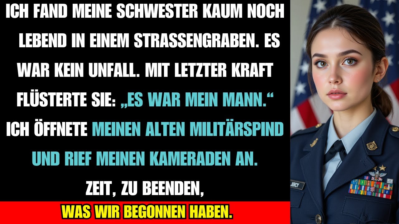 Ich fand meine Schwester im Graben – ihre letzten Worte: „Es war mein Mann…“