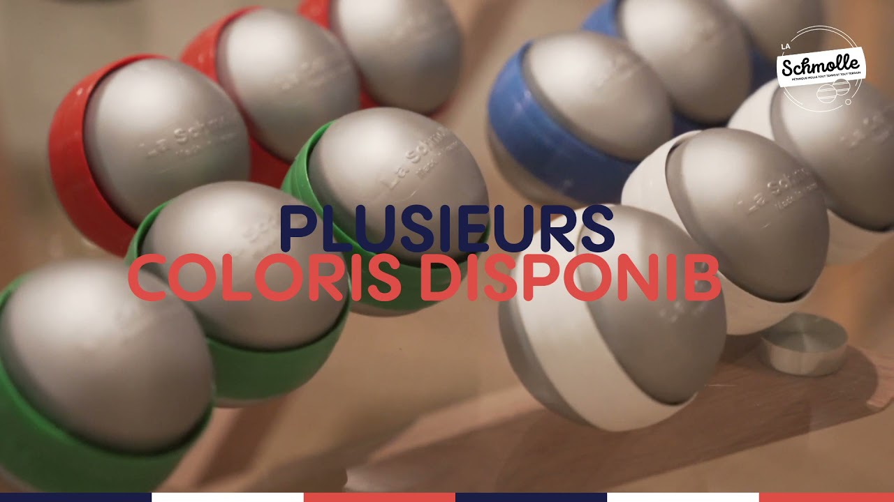 La Schmolle - Jeu de 8 boules de pétanque molle intérieur et extérieur