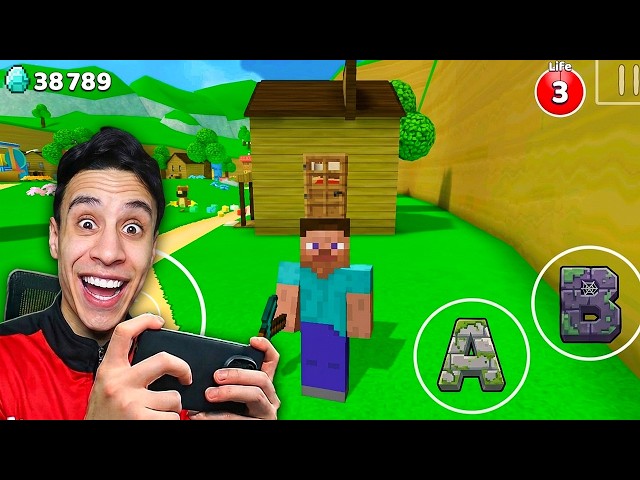 اتحولت إلى ستيف في لعبة الدب الخارق جمعت دايموند Super Bear Adventure!! 😱🔥
