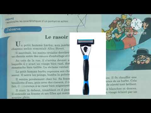 1ère année collège l' heure de français page: 87 activité: lecture le rasoir