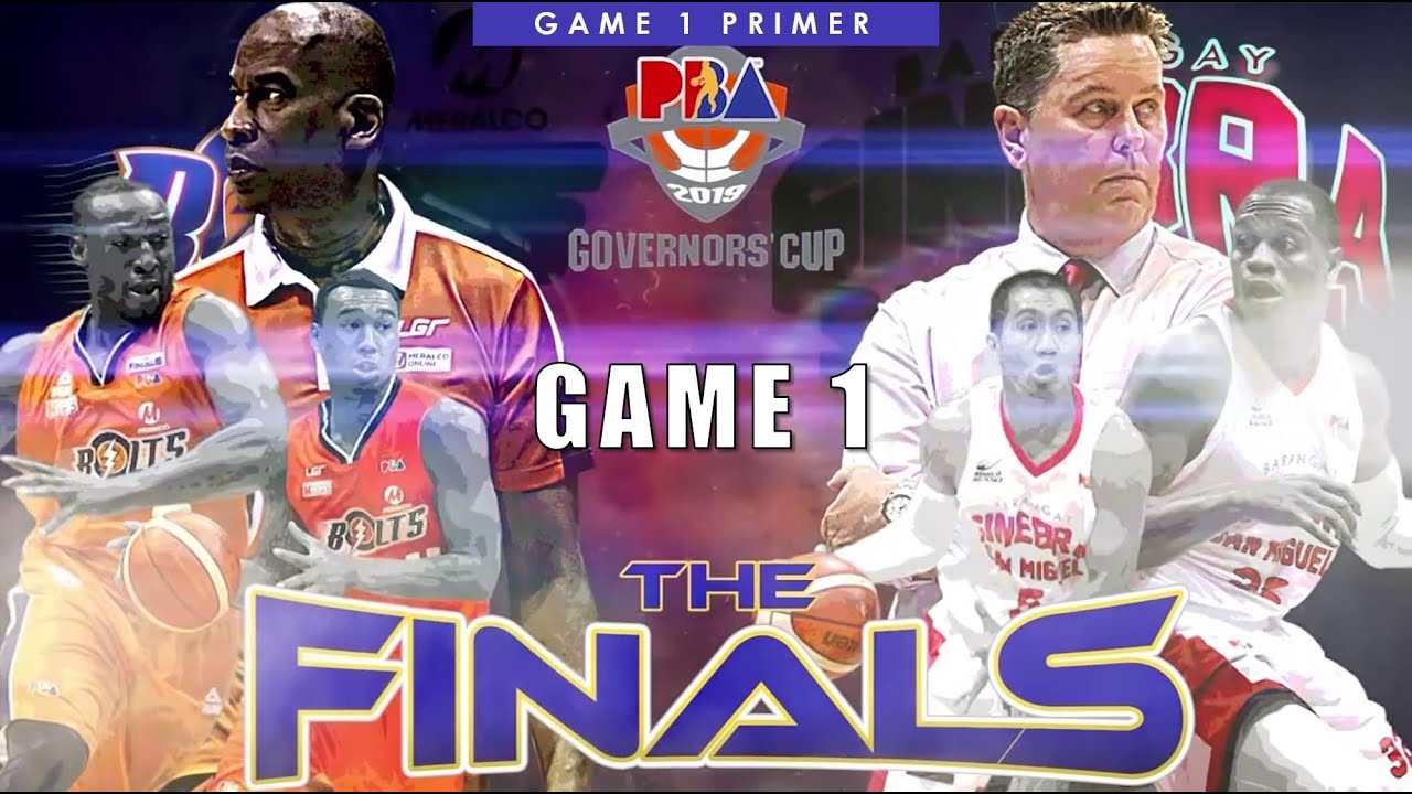 FINALS GAME 1: Brgy. Ginebra San Miguel vs. Meralco ...