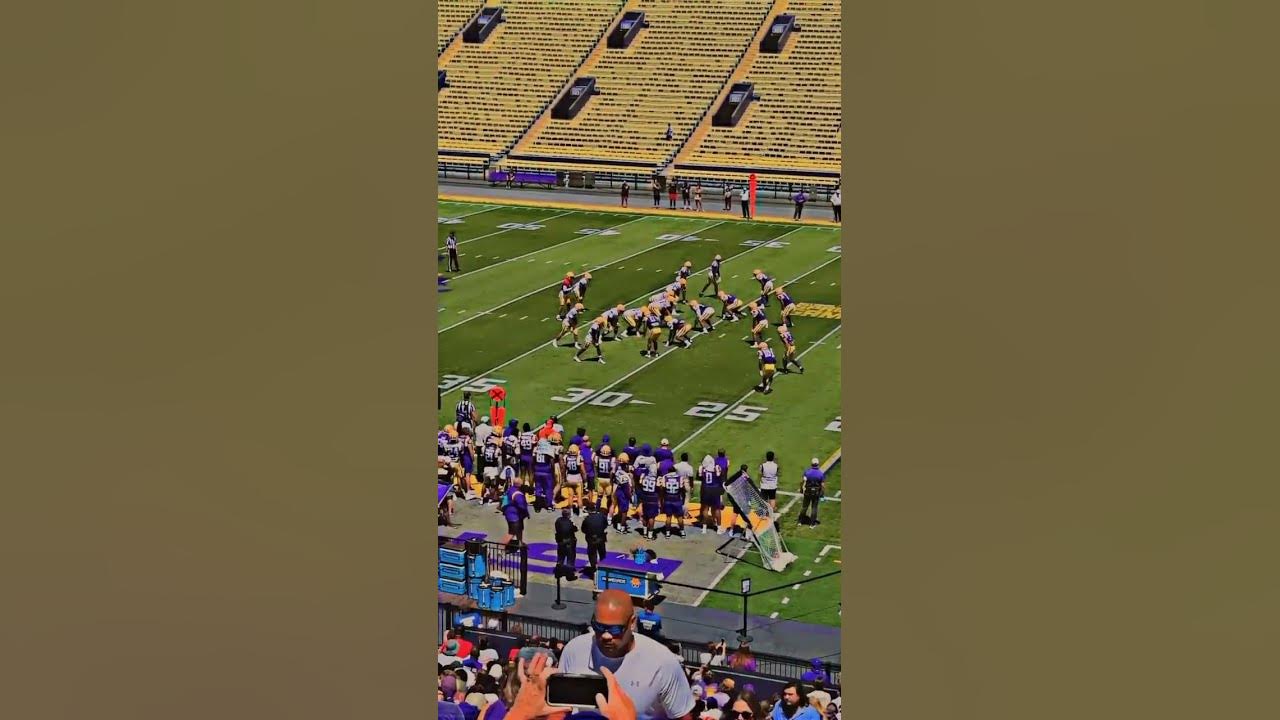 LSU Spring Game. LSU Football FootballShorts YouTube